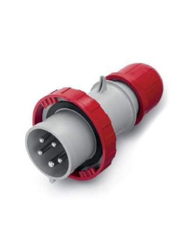 Spina Mobile Industriale Optima 5Poli 3P+N+T 32A IP66 IP67 Rossa SCAME - 218.3237