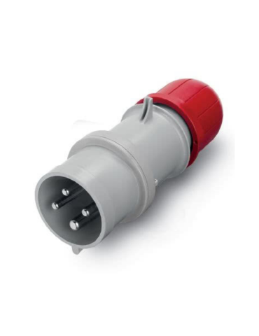 Spina Mobile Industriale Optima 4Poli 3P+T 16A IP44 Rossa SCAME - 213.1636