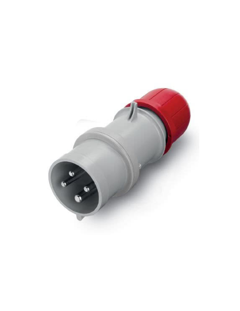 Spina Mobile Industriale Optima 4Poli 3P+T 16A IP44 Rossa SCAME - 213.1636