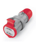 Presa Mobile Industriale Optima 4Poli 3P+T 16A IP44 Rossa SCAME - 313.1646