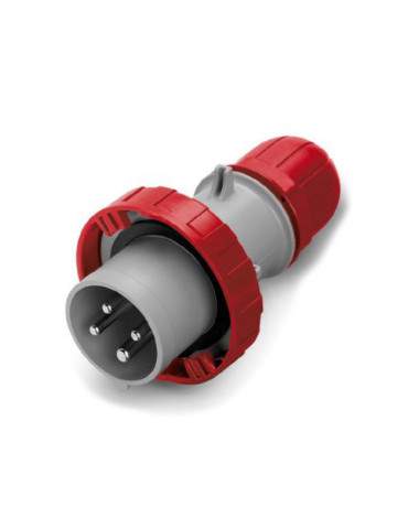 Spina Mobile Industriale Optima 4Poli 3P+T 16A IP66 IP67 Rossa SCAME - 218.1636