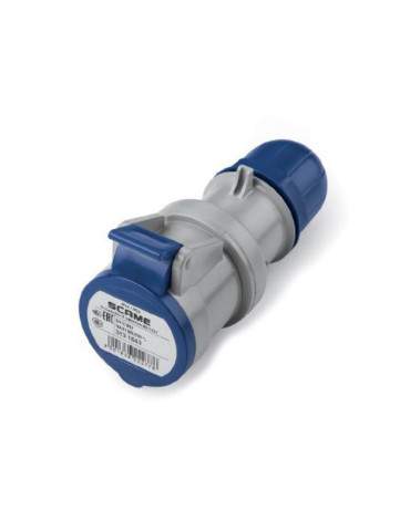 Presa Mobile Industriale Optima 3Poli 2P+T 16A IP44 Blu SCAME - 313.1646