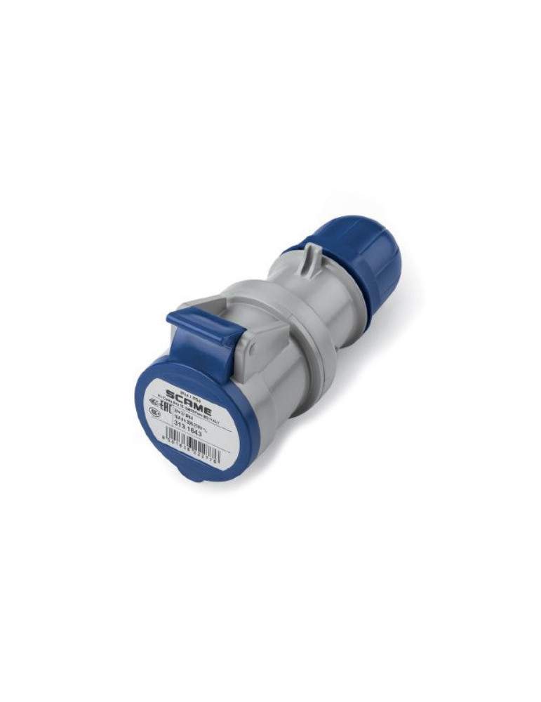 Presa Mobile Industriale Optima 3Poli 2P+T 16A IP44 Blu SCAME - 313.1646