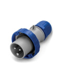 Spina Mobile Industriale Optima 3Poli 2P+T 16A IP66 IP67 Blu SCAME - 218.1633