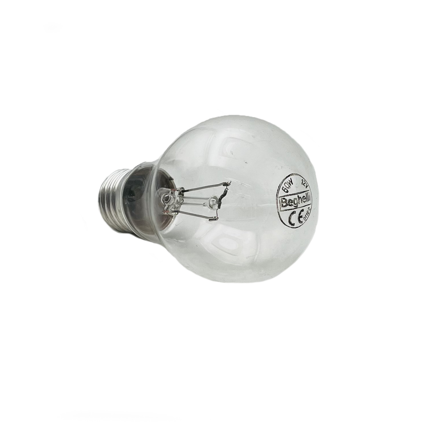 Lampadina Lampada A Goccia Incandescenza E27 12V 60W BEGHELLI - 55027