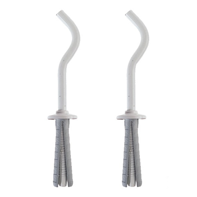 Mensole Per Radiatori In Ghisa E Acciaio Bianco TF 7/75 B 2Pz FISCHER - 501087