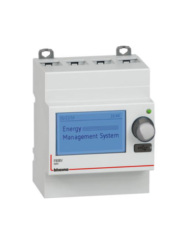 Modulo Display Centrale Di Visualizzazione e Programmazione EMS BTDIN 4 Moduli BTICINO - F820BV