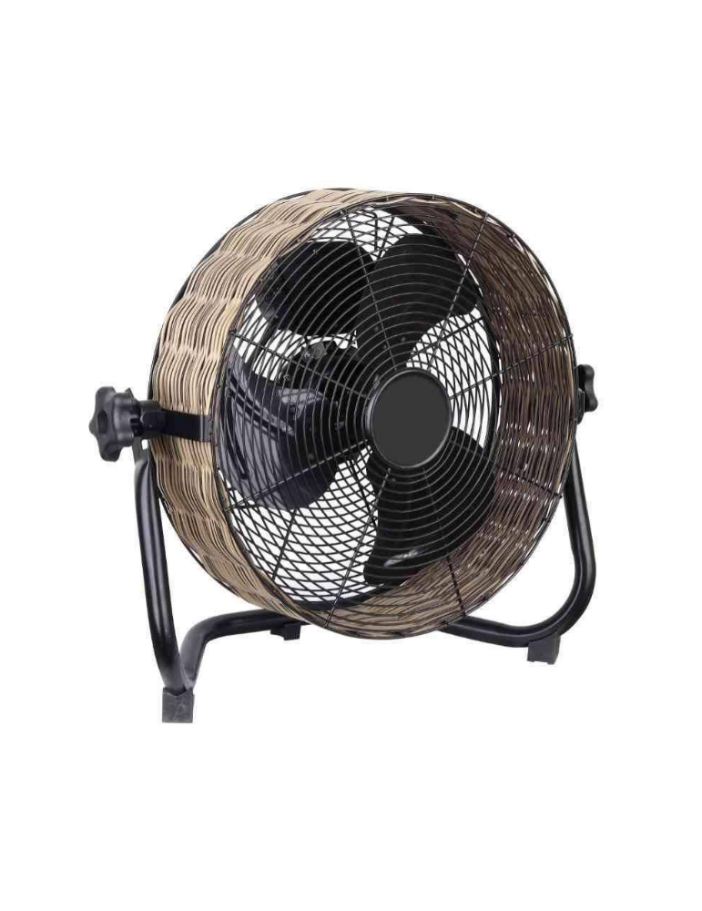 Ventilatore Da Terra Vintage Vimini Cm Velocit Cfg Ev