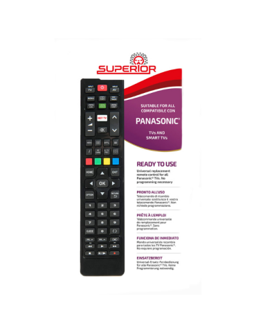 Telecomando Universale Per Tv Smart Panasonic SUPERIOR ELECTRONICS - TRB003