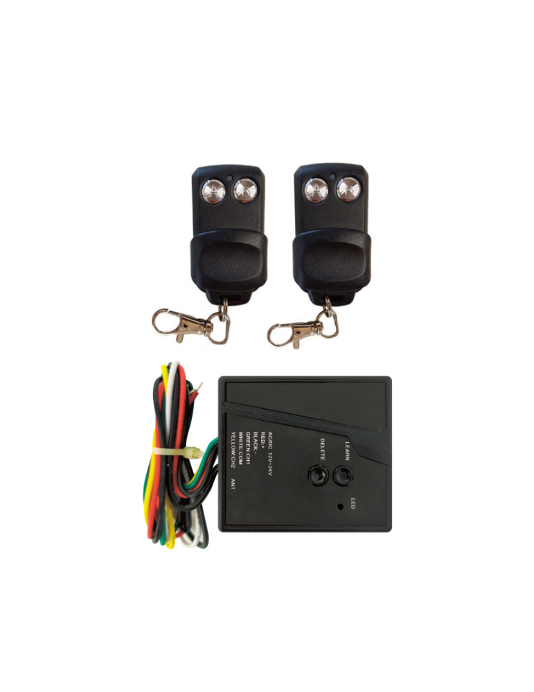 Kit Indoor Ricevitore Autoapprendente + 2 Radiocomandi SUPERIOR ELECTRONICS - PRK001