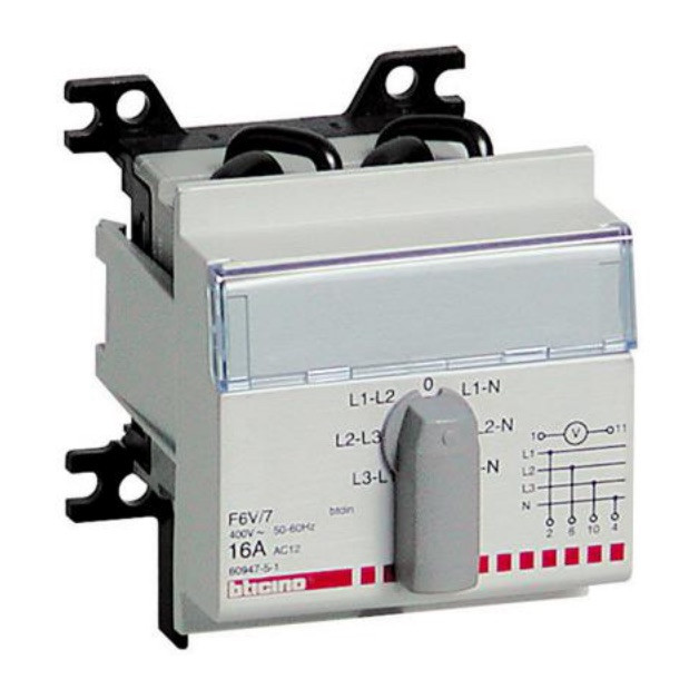 Commutatore Voltmetrico A 7 Posizioni Btdin BTICINO - F6V/7