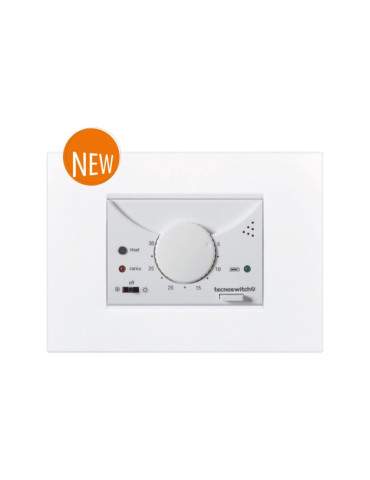 Termostato Elettronico Da Incasso Raffaello Bianco Antracite TECNOSWITCH - TE215BG
