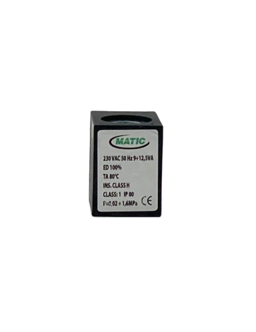 Bobina Per Elettrovalvola Matic Fino a 1" 230V AC 50HZ + Connettore MATIC - GGBA