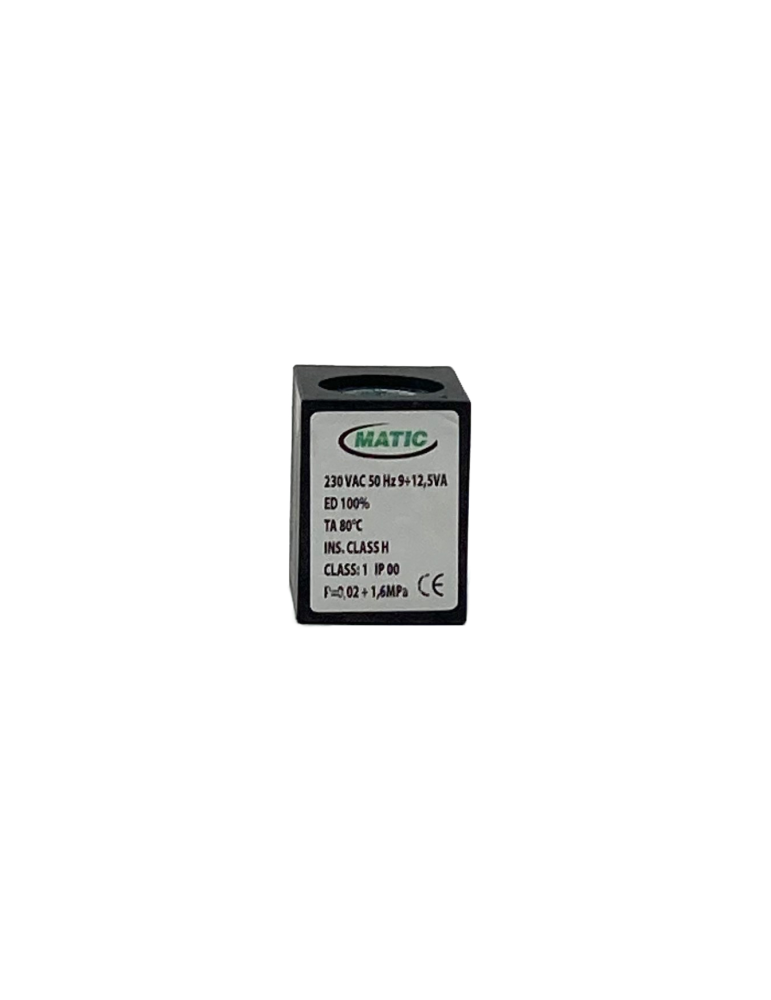 Bobina Per Elettrovalvola Matic Fino a 1" 230V AC 50HZ + Connettore MATIC - GGBA