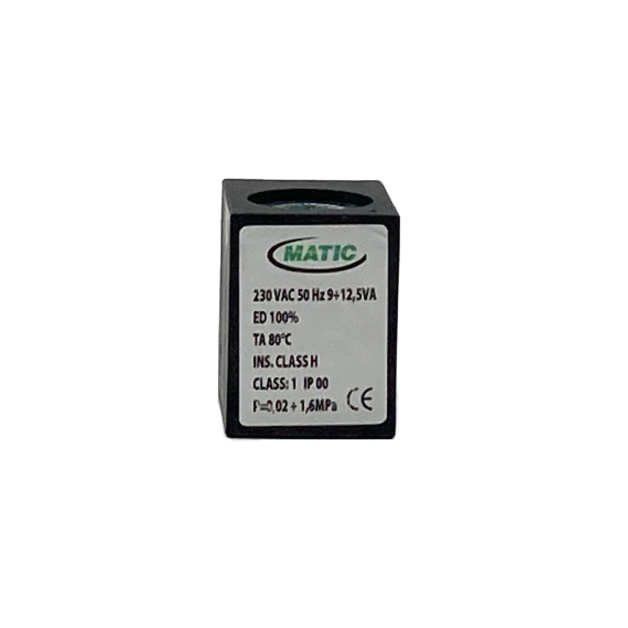Bobina Per Elettrovalvola Matic Fino a 1 230V AC 50HZ + Connettore MATIC - GGBA