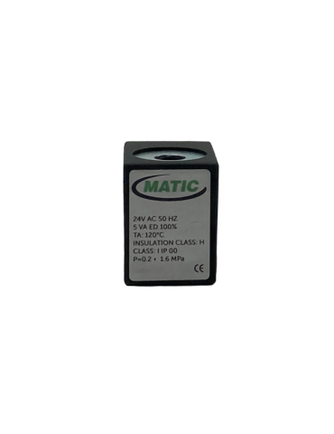 Bobina Matic Per Elettrovalvola Fino a 1"1/4 24V AC 50HZ + Connettore Valvole MATIC - GGBD