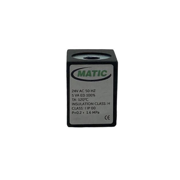 Bobina Matic Per Elettrovalvola Fino a 11/4 24V AC 50HZ + Connettore Valvole MATIC - GGBD