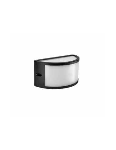 Applique Lampada Da Muro In Alluminio Antracite Segovia 1 E27 IP54 Shot BOT LIGHTING - SEGOVIA1E27G