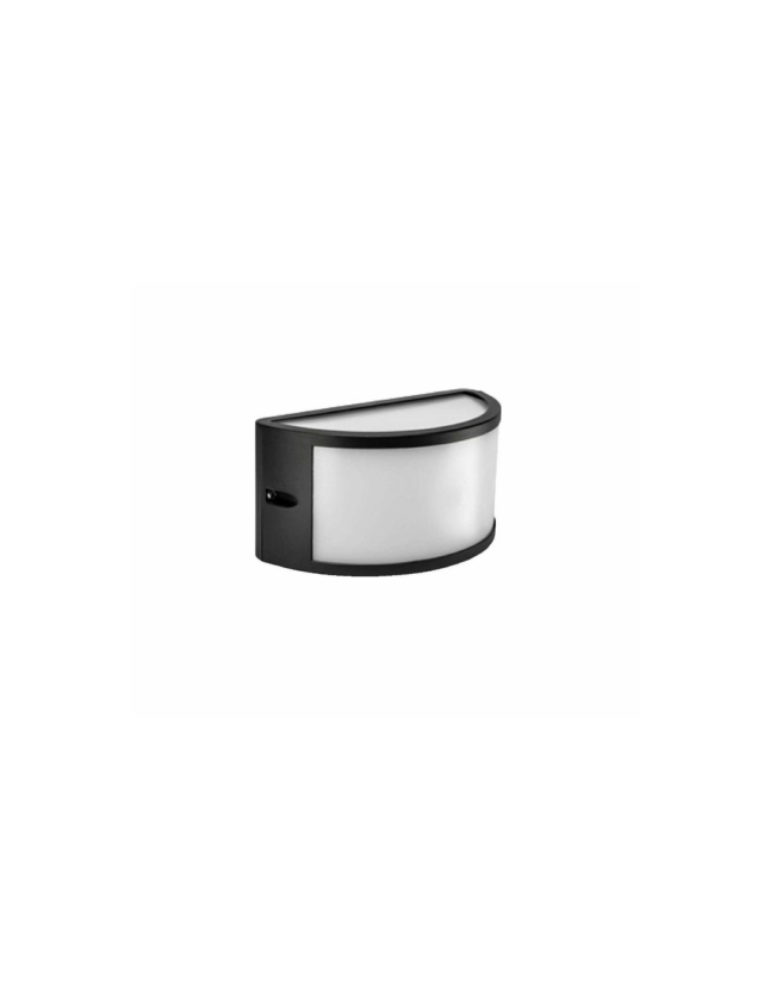 Applique Lampada Da Muro In Alluminio Antracite Segovia 1 E27 IP54 Shot BOT LIGHTING - SEGOVIA1E27G