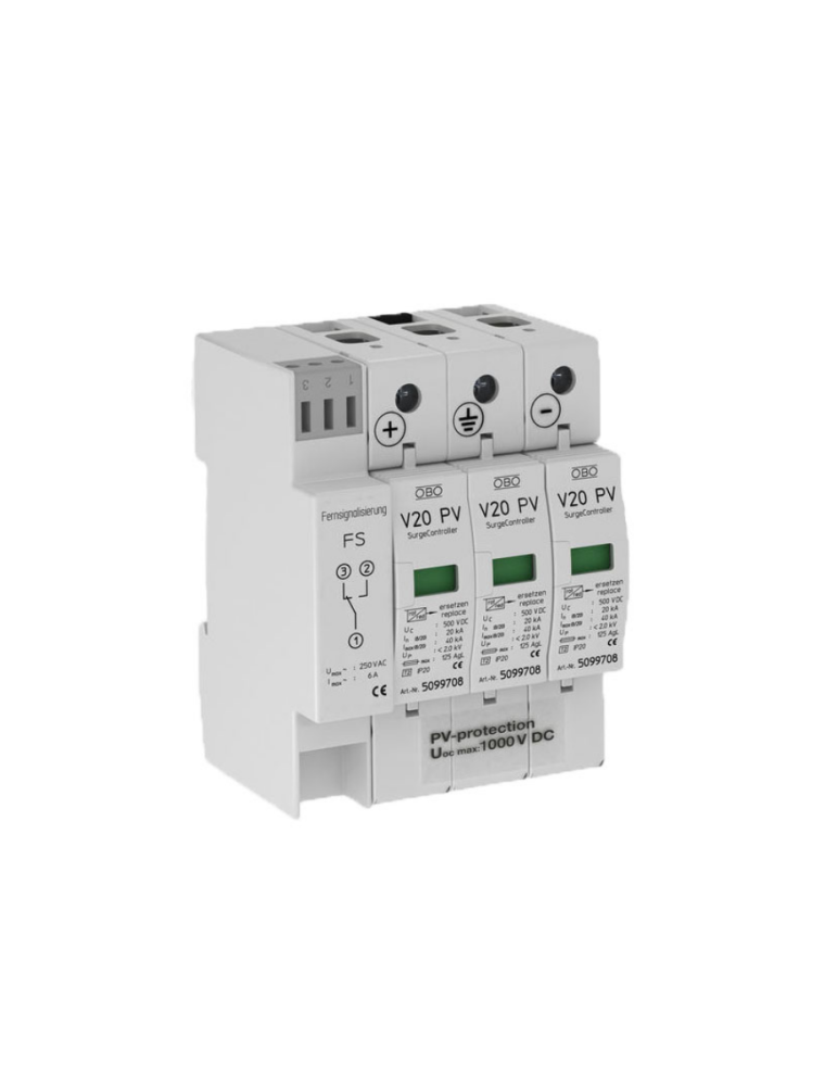 Scaricatore Di Sovratensione 3PHFS-1000 OBO BETTERMANN - 5094 574
