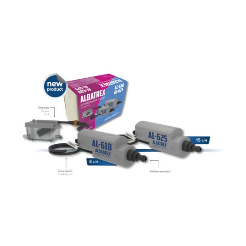 Mini Pompa Albatrex Per Condizionatori 8l/h VECAMCO - AL-618
