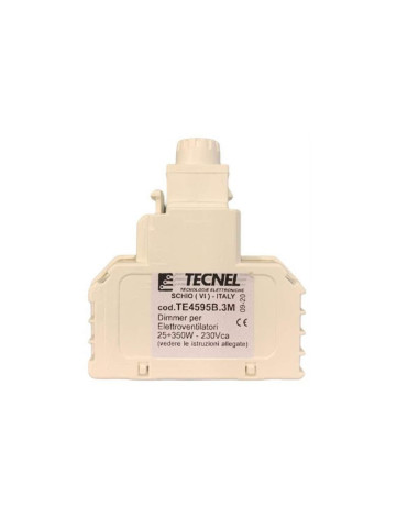 Dimmer Con Deviatore Serie Civile Anche Ver. Keystone Per Elettroventilatori Bianco TECNEL - TE4595B.3M