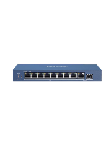 Switch Poe 8 Porte Gigabit Non Gestito L2 (Unmanaged) HIKVISION - DS-3E0510P-E
