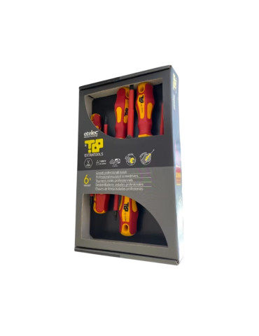 Kit 6 Giraviti Professionali Isolati 1000V Extratools ETELEC - T0306