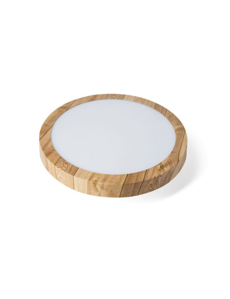 Plafoniera Circolare Dowlight Deco Effetto Legno 4000K ALVERLAMP - DLM2040SN