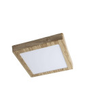 Plafoniera Quadrata Downlight Deco Effetto Legno 4000K ALVERLAMP - DLM2040SCN
