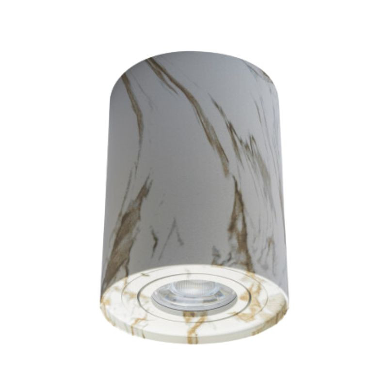 Applique Da Esterno Grock White Marmo BiancoAros Gu10 IP20 MiaLuz ALVERLAMP - LGB96SGW