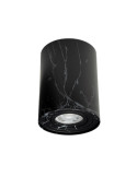 Applique Da Esterno Marmo Nero Aros Gu10 IP20 MiaLuz ALVERLAMP - LGB96SGW