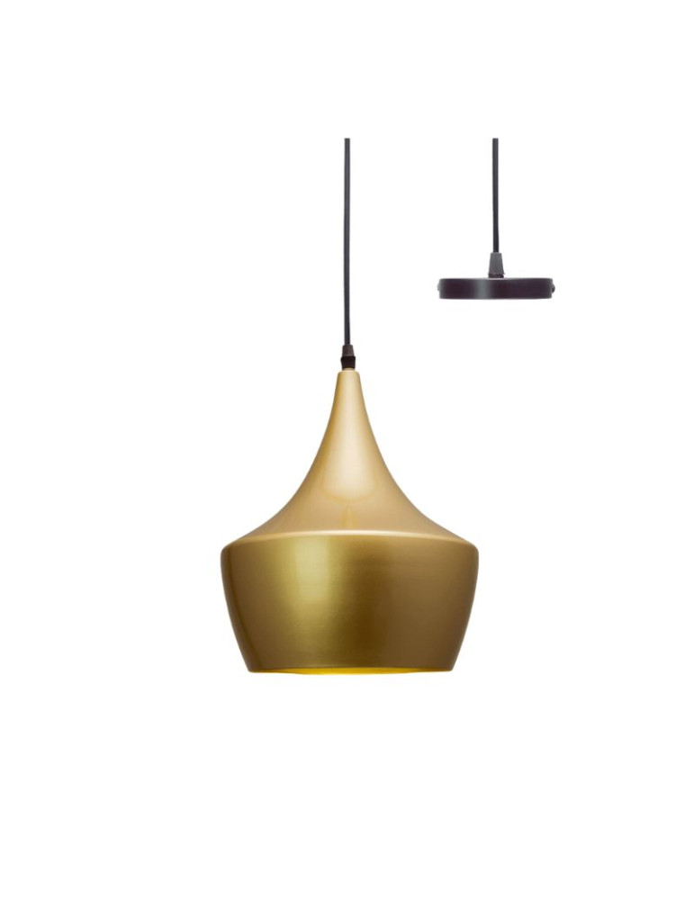 Lampadario Circolare Oro Decorativo E27 ALVERLAMP - LCO7008