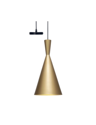 Lampadario Circolare A Forma Di Cono Oro ALVERLAMP - LCO7009
