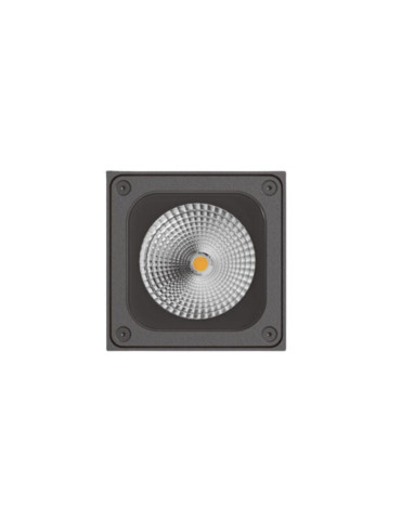 Faretto Quadrato 6W ASH Grigio ARON LIGHT - ILAR-00808