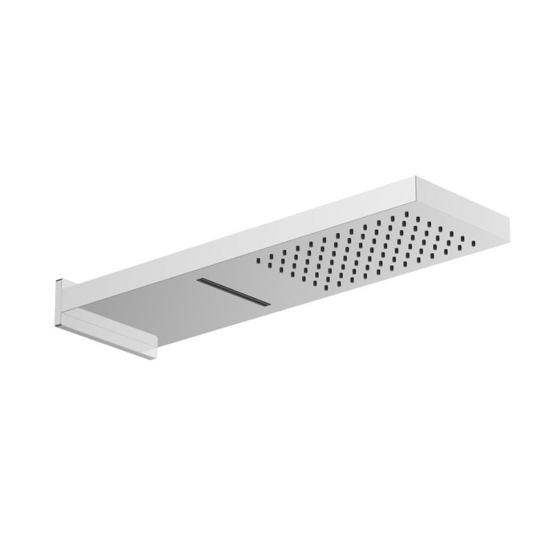 IBIZA Soffione A Parete Cromato Quadrato SPHERA - SD2550253CR