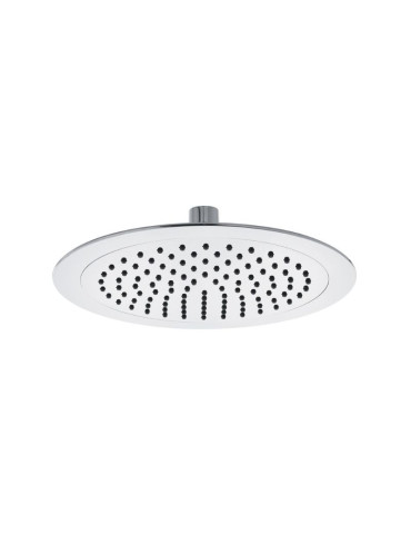 SMERALDO Soffione In Abs A Parete Cromato Arrotondato SPHERA - SD4203003CR