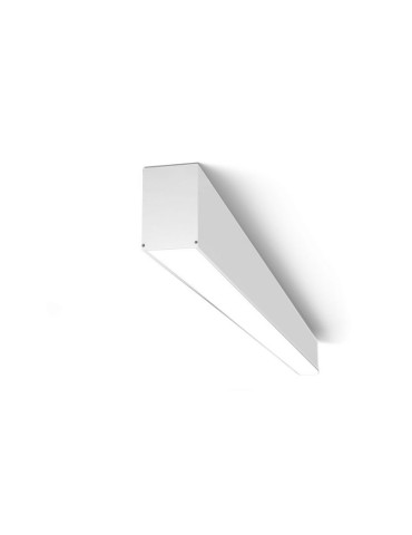 Lampadario Led Sospeso Bianco Rettangolare ALVERLAMP - LLN5124040W