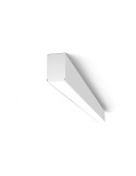 Lampadario Led Sospeso Bianco Rettangolare ALVERLAMP - LLN5124040W