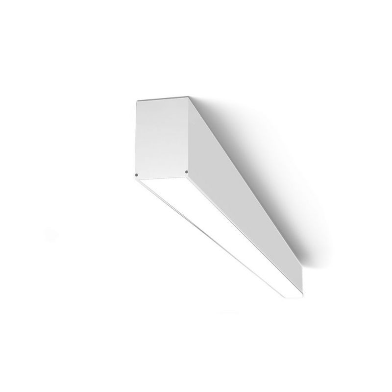 Lampadario Led Sospeso Bianco Rettangolare ALVERLAMP - LLN5124040W