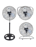 Ventilatore A Piantana Fino A 130cm 3 In 1 45cm 90W Oscillazione Automatica VINCO - 70718