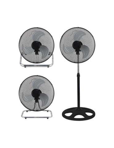 Ventilatore A Piantana Fino A 150cm 3 In 1 45cm 90W Oscillazione Automatica VINCO - 70750