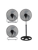 Ventilatore A Piantana Fino A 150cm 3 In 1 45cm 90W Oscillazione Automatica VINCO - 70750