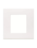 Placca 2 Moduli Bianco Serie Linea VIMAR - 30642.00