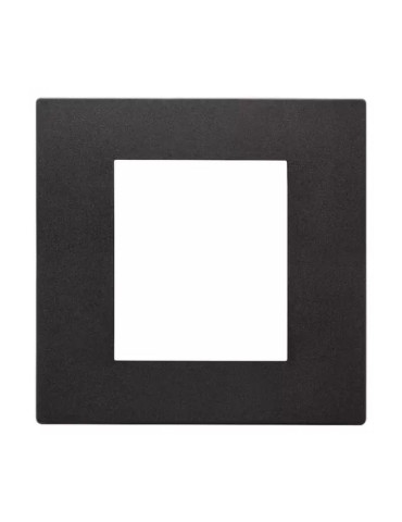 Placca 2 Moduli Nero Serie Linea VIMAR - 30642.02