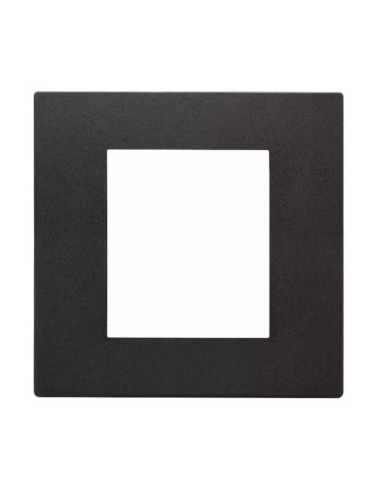 Placca 2 Moduli Nero Serie Linea VIMAR - 30642.02