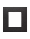 Placca 2 Moduli Nero Serie Linea VIMAR - 30642.02