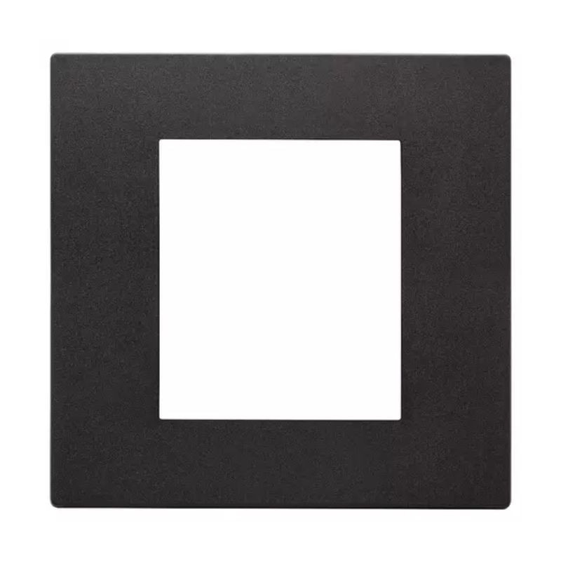 Placca 2 Moduli Nero Serie Linea VIMAR - 30642.02