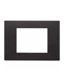 Placca 3 Moduli Nero Serie Linea VIMAR - 30653.02