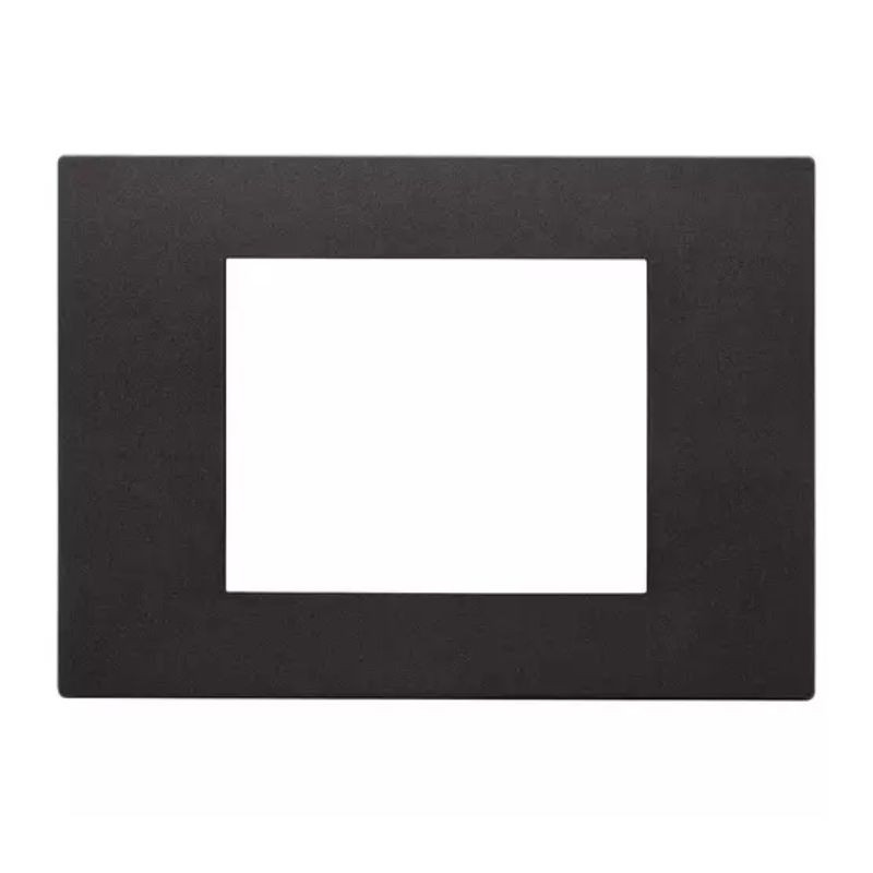 Placca 3 Moduli Nero Serie Linea VIMAR - 30653.02